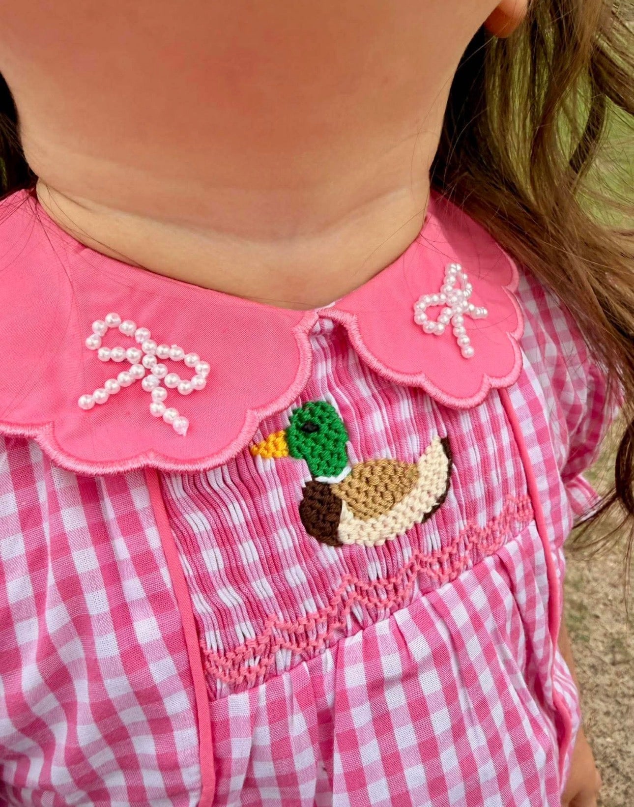 RTS : Dressy Mallard Girl Diaper Set