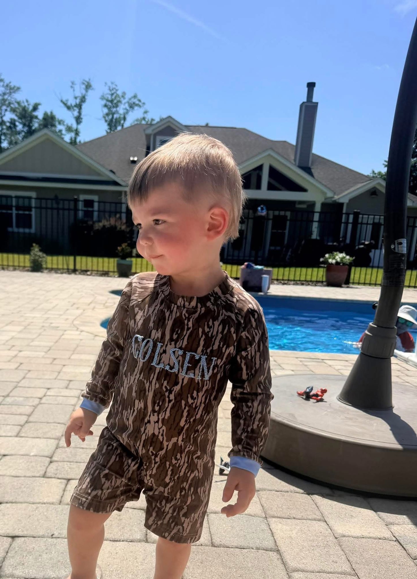 RTS : Tree Camo Swim Romper
