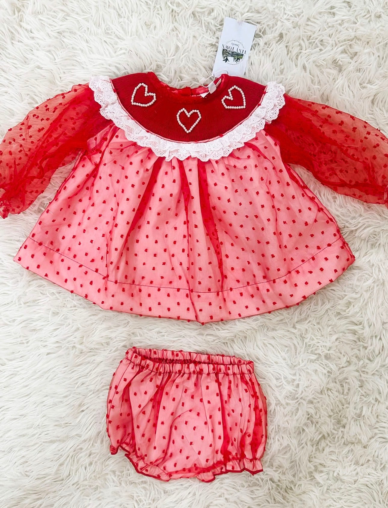 RTS : Sweetheart Swiss Bloomer Set