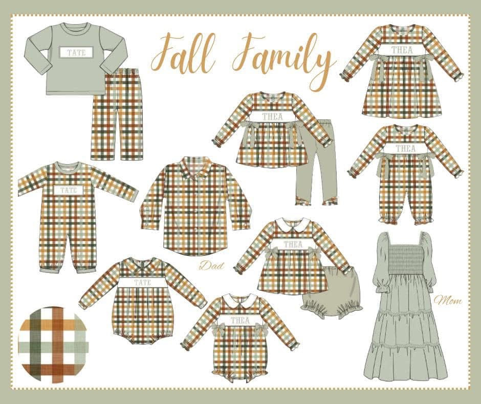 PO25 : Smocked Fall Family (ETA September)