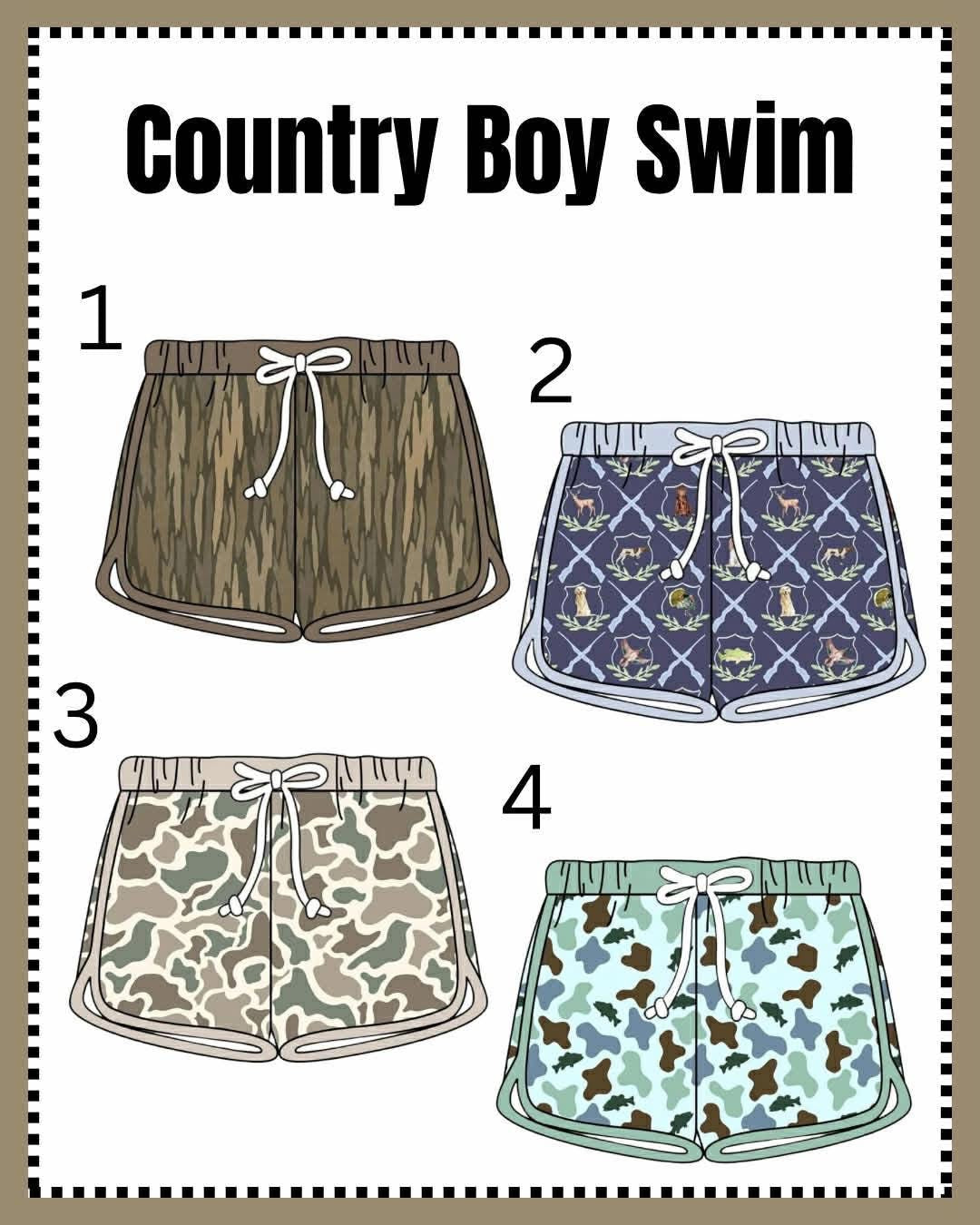 Country Boy Swim - ETA May