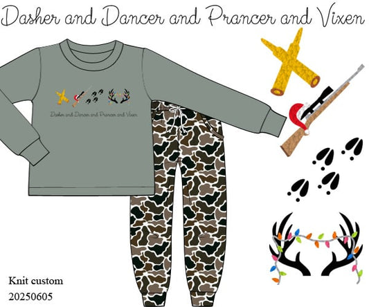 RTS : Santa's Reindeer Jogger Set