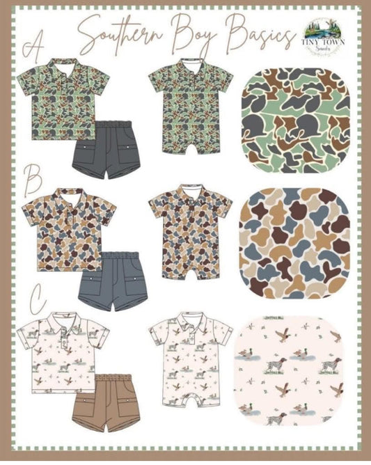 RTS : Southern Boy Basics - Pointer Romper