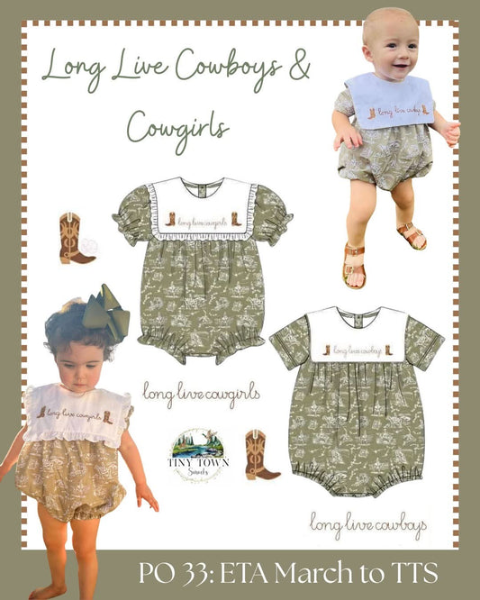 PO33 : Long Live Cowboys and Cowgirls Collection - ETA March