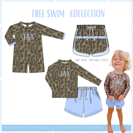 PO33 : Tree Camo Swim - ETA March