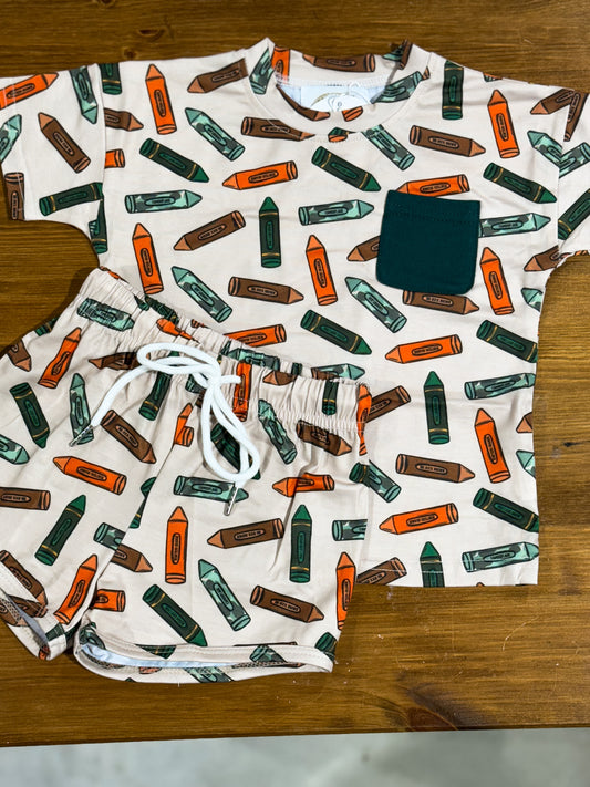 RTS : Oversized Color in Camo Set