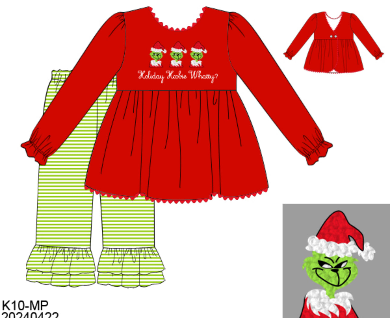 RTS : Girls Holiday Hobbie Whatty Set