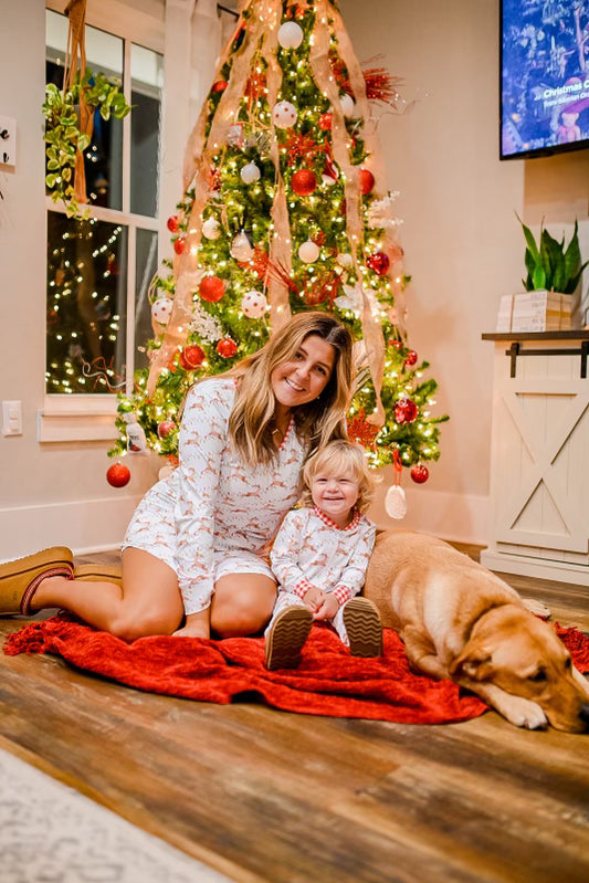 RTS : Matching Family Christmas mom gown