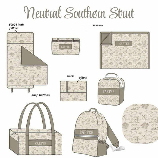 PO22 : Neutral Southern Strut Luggage