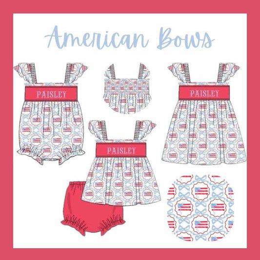 PO21 : American Bows Smocked Collection