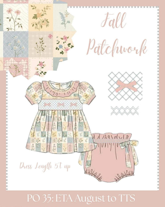 PO35 : Fall Patchwork Bloomer Set - ETA August