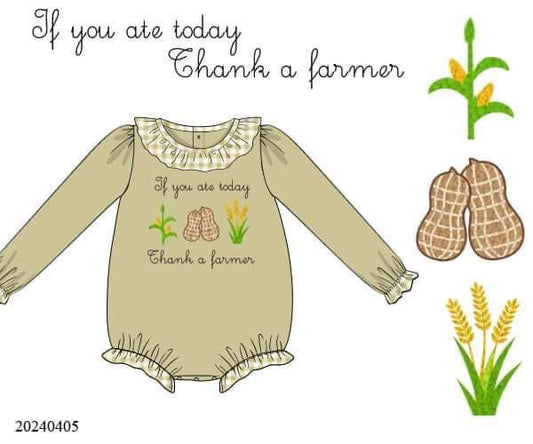 RTS : Thank a Farmer Girl Bubble