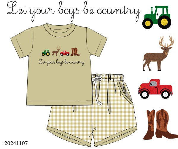 RTS : Let your Boys be Country set