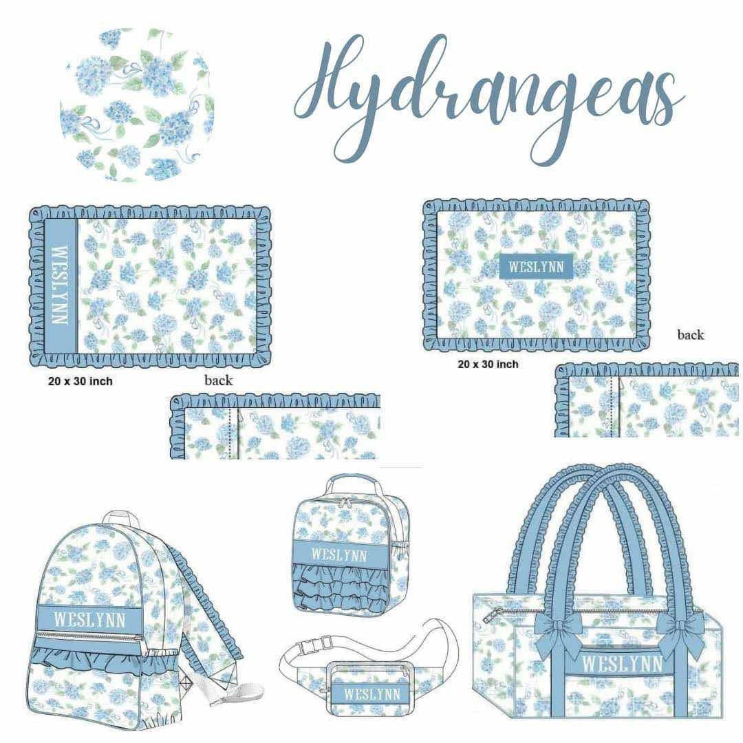 PO22 : Hydrangeas Luggage