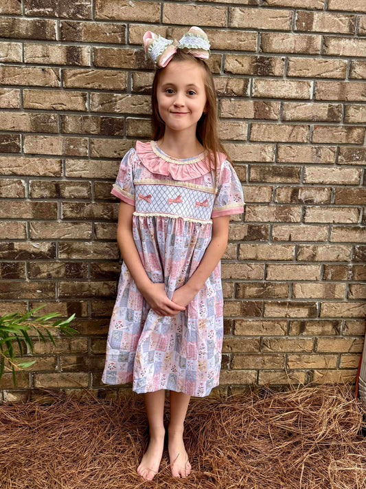 RTS : Wildflower Patchwork Dress