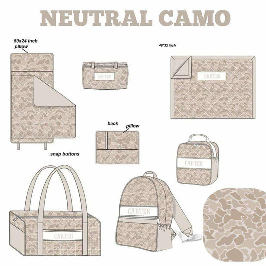 PO22 : Neutral Camo Luggage