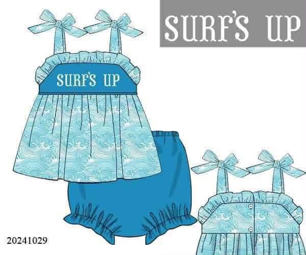 RTS : Waves Girl Bloomer Set - STAY SALTY