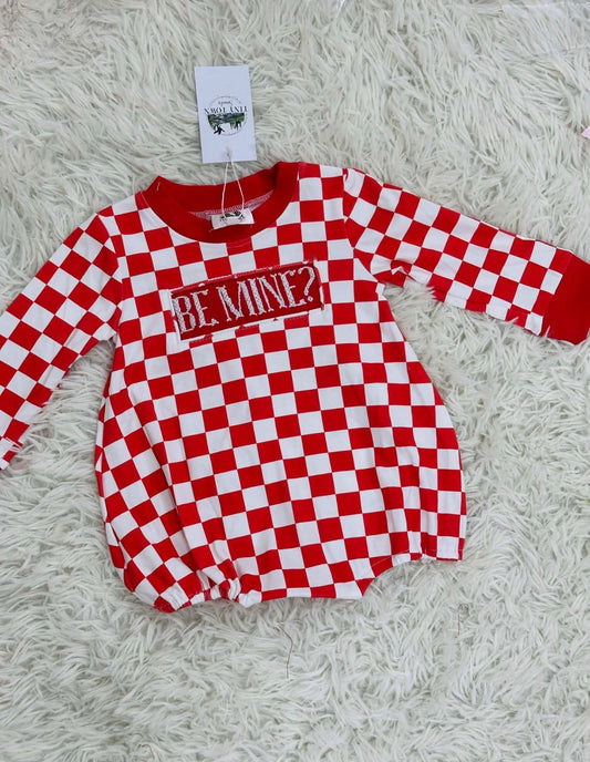 RTS : Boys Checkered Bubble "MAMA'S BOY"