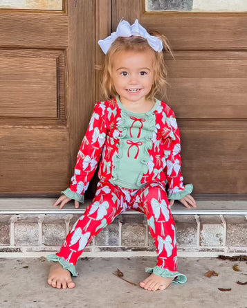 RTS : Christmas Bows PJs