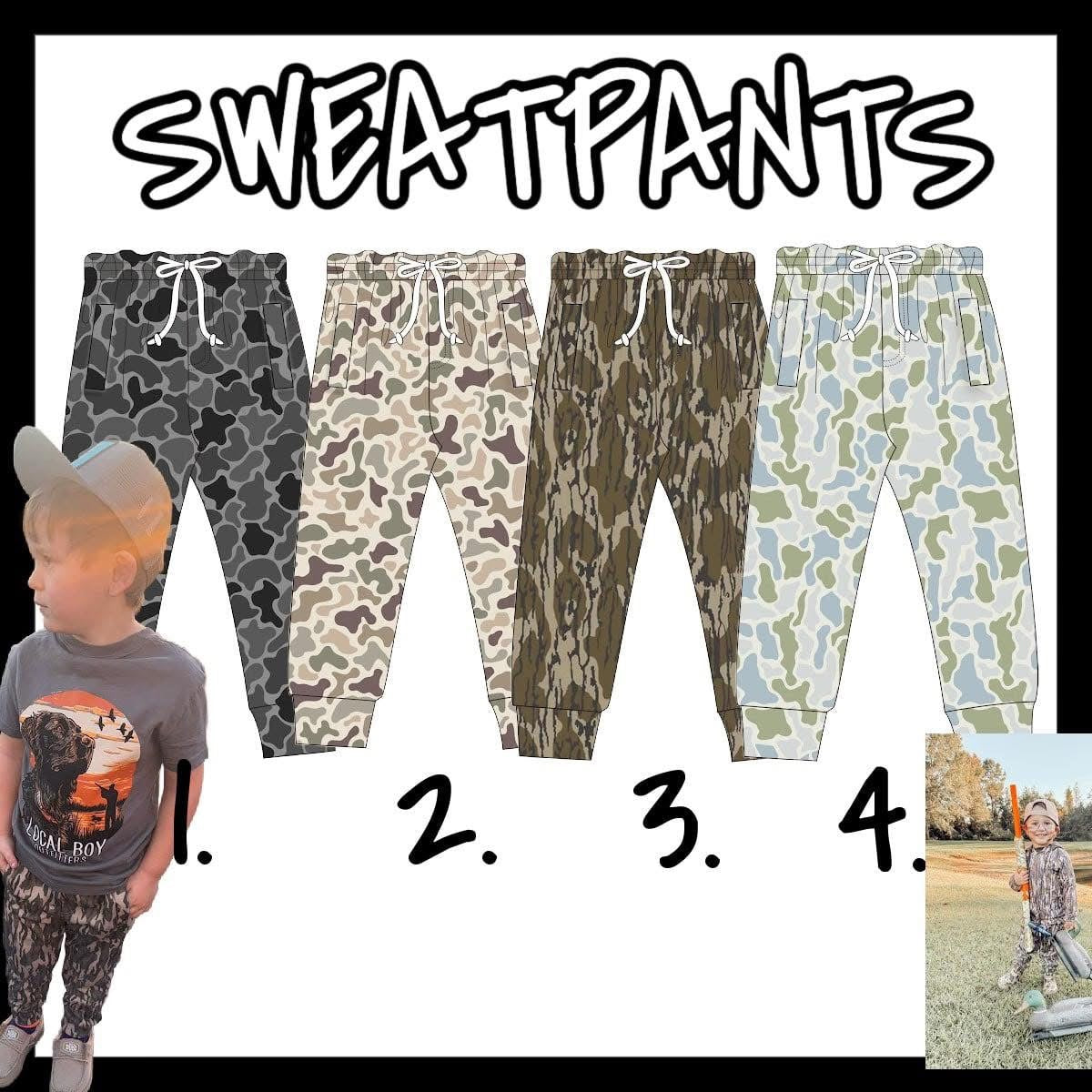 Camo Sweatpants - ETA January