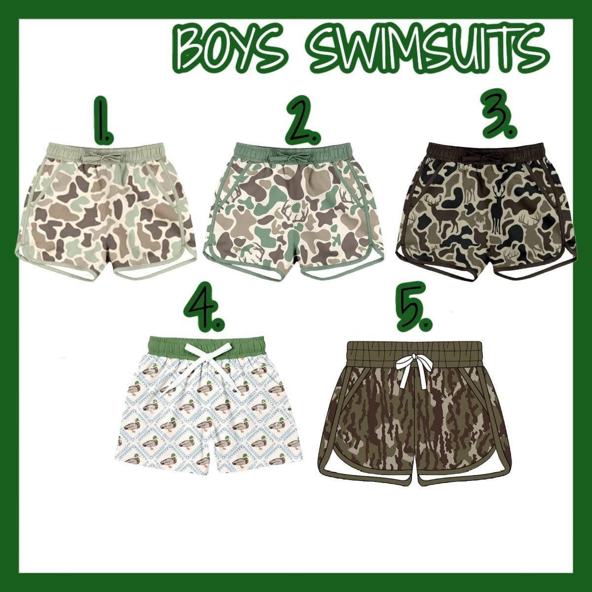Boys Swimsuits - ETA March
