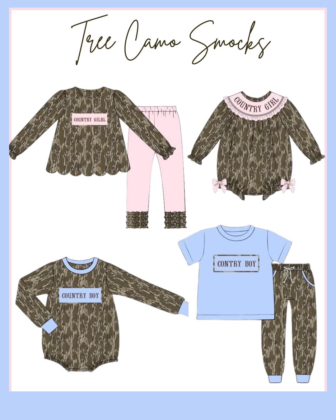 PO36 : Tree Camo Smocks - ETA September